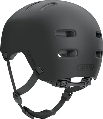 ABUS ▫️ Capacete de bicicleta XOXO - Capacete urbano com estilo skater - Capacete para skate, bicicleta e trotineta - com almofada de queixo otimizada - para adolescentes e adultos 4