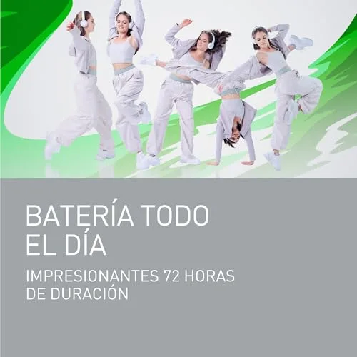Panasonic ▫️ HF630B, Auscultadores sem fios Street, supra-auriculares, microfone integrado, Bluetooth 5.3, multiponto, design giratório, até 72 horas de reprodução, USB-C, branco 4
