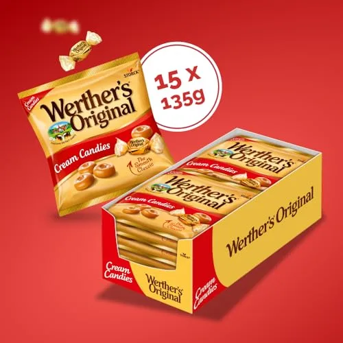 Werther's Original ▫️ Caramelos de toffee com natas - 15 x 135 g - Sabor cremoso 3