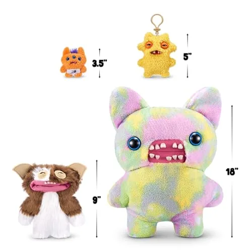 Fuggler ▫️ Monstro Feio e Divertido x Os Gremlins da ZURU: Monstro Feio e Divertido, Peluche, Colecionável, Brinquedo (Gizmo) 3