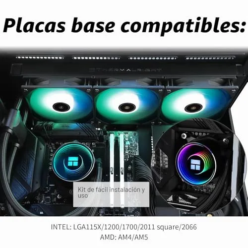 TR ▫️ Frozen Notte 360 BLACK ARGB V2, especificações do dissipador de calor para CPU preto de 360, 3 ventoinhas PWM, rolamentos S-FDB, adequado para AMD/AM4, AM5 e Intel LGA 1700/1851/1151/1200/2011 5
