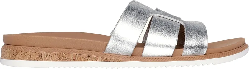 Skechers ▫️ Desert Kiss Low Peak Look - Sandálias deslizantes para mulher