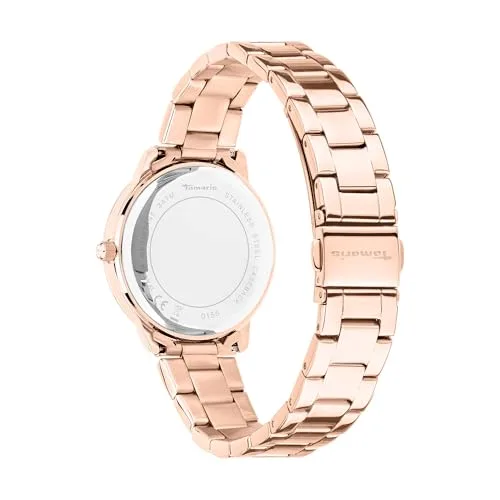 Tamaris ▫️ Relógio analógico de quartzo para mulher com bracelete em aço inoxidável TT-0152-MQ 3