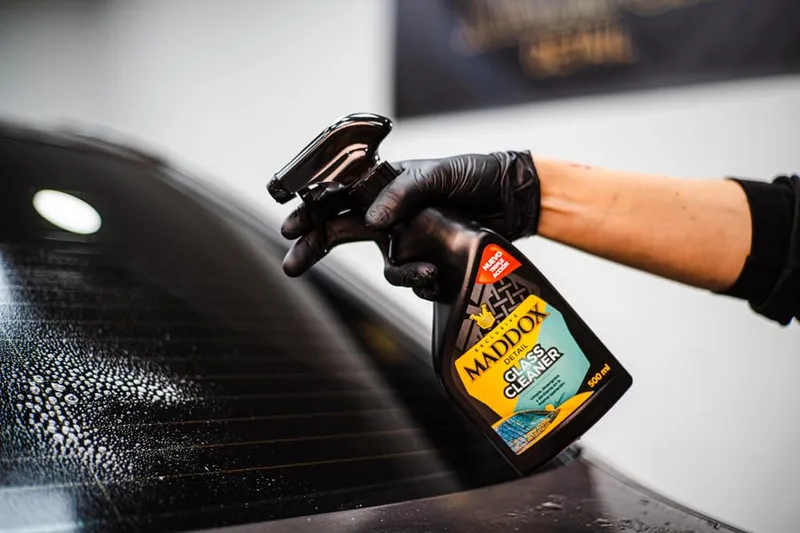 Maddox Detail ▫️ Pacote de Limpeza Integral | Limpeza e Proteção Completa | Alta eficiência e fácil aplicação | Waterless Wash & Wax, Glass Cleaner e Finish Microfiber 3