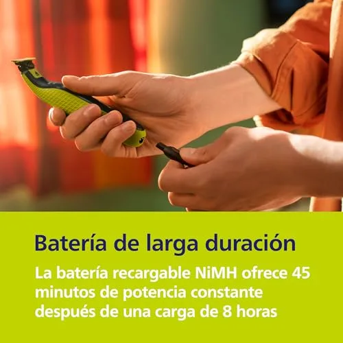 PHILIPS ▫️ OneBlade 360 – Autêntico aparador e máquina de barbear elétrica para barba, 2 lâminas 360, 3 pentes para barba por fazer (1, 3, 5 mm), QP2724/31 4