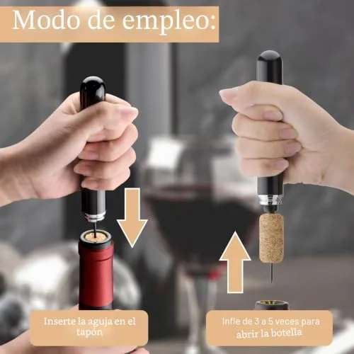 FBBULES ▫️ Abridor de garrafas, saca-rolhas, rolhas reutilizáveis, 3 unidades 4