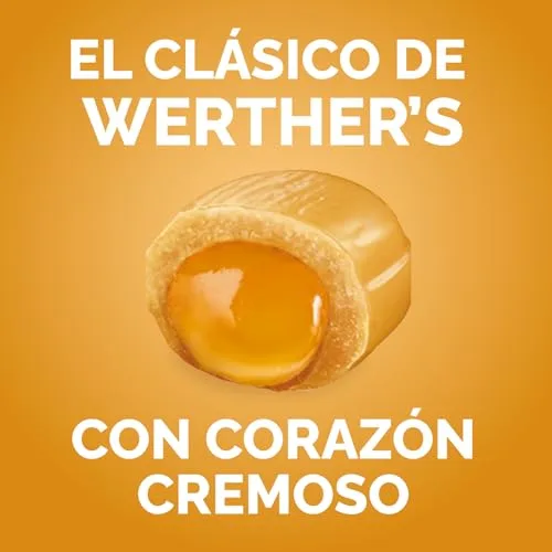 Werther's Original ▫️ Rebuçados com Recheio de Caramelo - Embalagem com 15 saquetas de 135 g 4