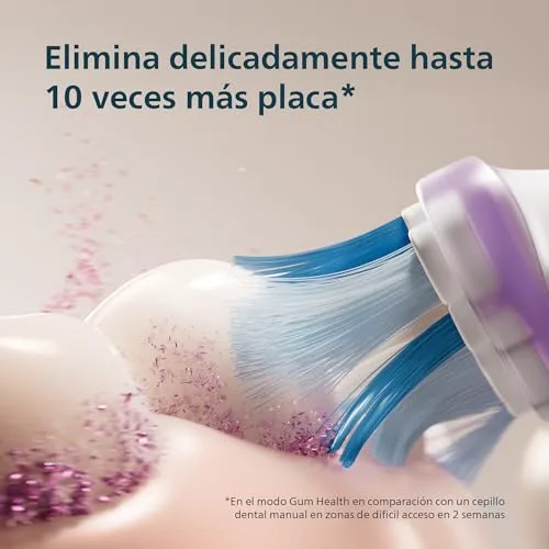 PHILIPS ▫️ Escova de dentes elétrica Sonicare 7100, sónica, 4 modos de escovagem, 3 níveis de intensidade, alerta de pressão, EasyStart, SmarTimer, azul-marinho, HX7423/01 [Nova Tecnologia] 4