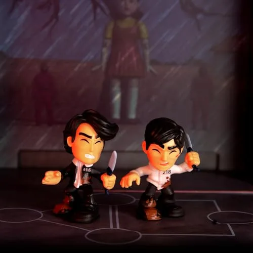 IMC Toys ▫️ Jogo «Desafio Final» de «Squid Game», Mini Conjunto, Recrie a cena com 2 figuras exclusivas, Os desafios da série da Netflix para brincar e expor, Jogo para adultos a partir dos 17 anos 5