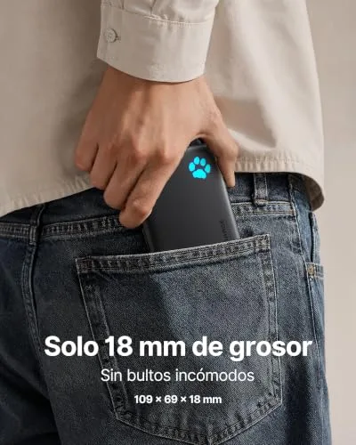 INIU ▫️ 45W Power Bank de Carregamento Rápido para Tablet, Pequena Bateria Externa de 10 000 mAh 3