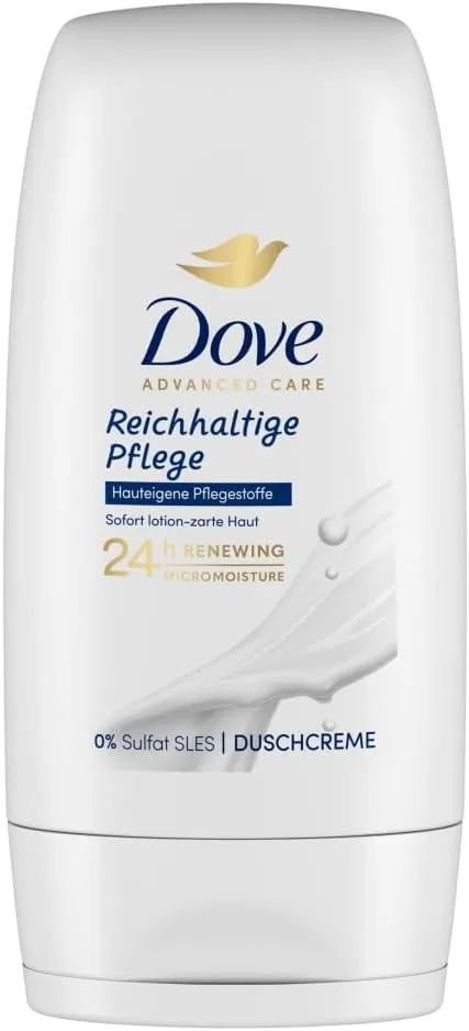 Dove ▫️ Gel de Duche para Pele Seca Hidratação Profunda com Triplo Soro Hidratante 55 ml