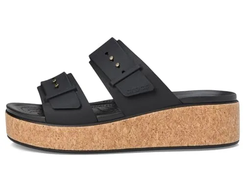 Crocs ▫️ Brooklyn Cork Buckle, Sandália para mulher 4