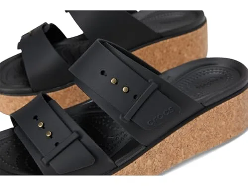 Crocs ▫️ Brooklyn Cork Buckle, Sandália para mulher 6