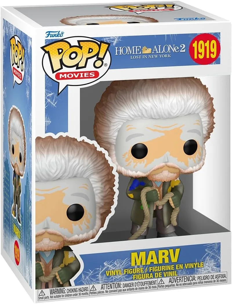 Funko ▫️ Pop! Movies: Home Alone 2 - Marv Merchants | Produtos oficiais da Comedy - Figura de vinil colecionável para decoração - Presente geek de aniversário