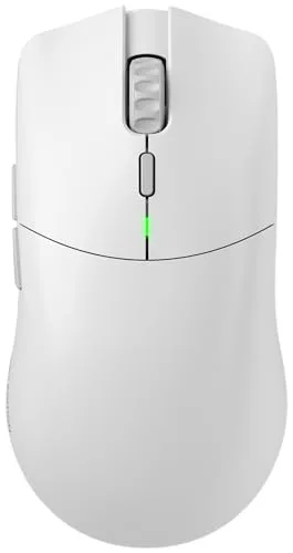 GLORIOUS ▫️ Gaming Model O 2 Pro 4K/8K Rato de jogos sem fios - 2,4 GHz, latência de 1 ms, resolução de 4K/8K, 100 milhões de cliques, 59 g (ultraleve), bateria de longa duração, sensor de 26K PPP, RGB, ambidestro, 6 botões - Branco 2