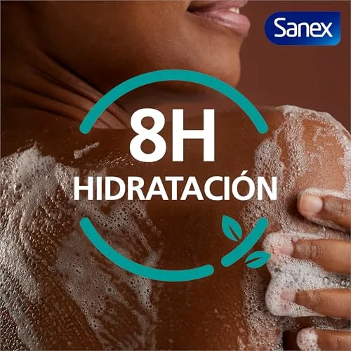 Sanex ▫️ Gel de Banho Neutro Hidratante (4x600 ml), com ingredientes essenciais, 0% de sulfatos*, 0% de sabão e 0% de corantes, para todos os tipos de pele, hidratação duradoura, tecnologia de tripla ação 6