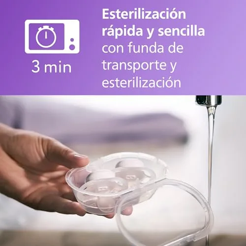 PHILIPS ▫️ Avent Ultra Start, chupetas anatómicas concebidas para recém-nascidos dos 0 aos 2 meses, tetina simétrica em silicone, sem BPA, com estojo de transporte/esterilização, embalagem de 2 unidades, SCF075/02 6