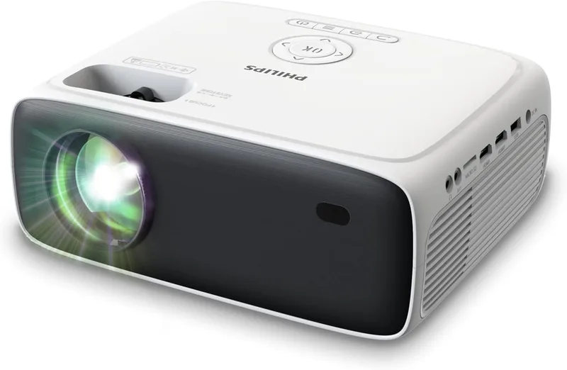 PHILIPS ▫️ Videoprojetor - - NEOPIX 200 - FHD 1080p - Até 80 - Branco