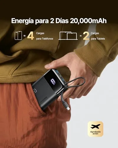INIU ▫️ Power Bank, Pequeno, 20 000 mAh, 45 W, Carregamento Rápido, Bateria Externa de Viagem 4