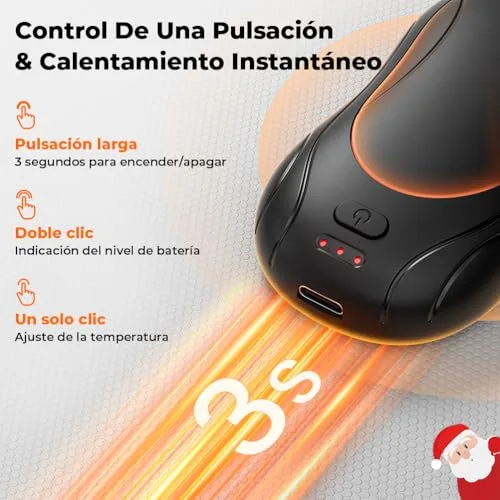 VOSFEEL ▫️ Aquecedor de mãos recarregável 2 em 1 magnético para uso diário 3