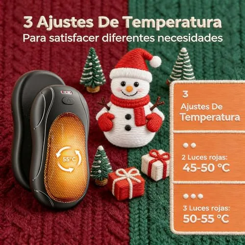 VOSFEEL ▫️ Aquecedor de mãos recarregável 2 em 1 magnético para uso diário 4