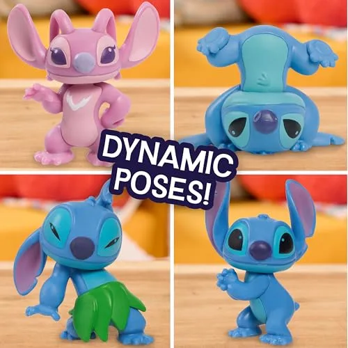 Disney ▫️ Conjunto de 7 Figuras Colecionáveis do Filme «Stitch» 4
