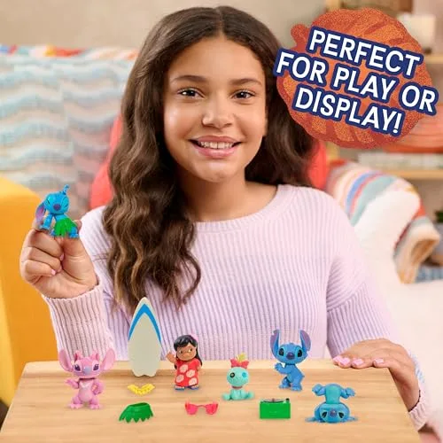 Disney ▫️ Conjunto de 7 Figuras Colecionáveis do Filme «Stitch» 5