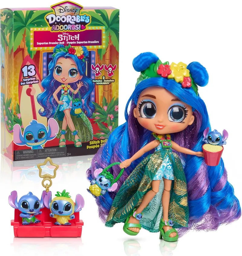 Disney Doorables ▫️ Boneco do alienígena Stitch ADOORBS bonecos colecionáveis, brinquedos para crianças a partir dos 5 anos da Just Play
