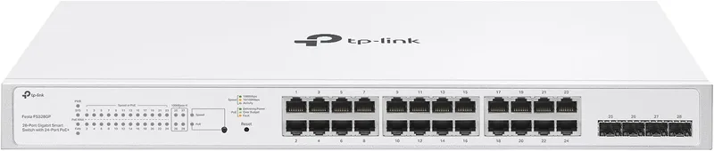 TP-Link ▫️ Festa FS328GP - Switch Ethernet PoE, 28 portas, 24 PoE, 250 W