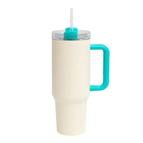 Mr. Wonderful ▫️ Caneca térmica para levar, com capacidade de 1,2 litros - Primeiro a água, depois o mundo - Caneca de aço inoxidável com parede dupla - Mantém o calor e o frio - 1,2 litros 2