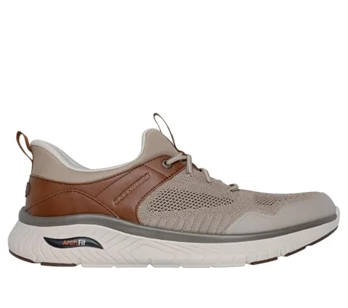 Skechers ▫️ Homem Arch Fit Crosser Emeric Slip-In Ténis Desportivos 4