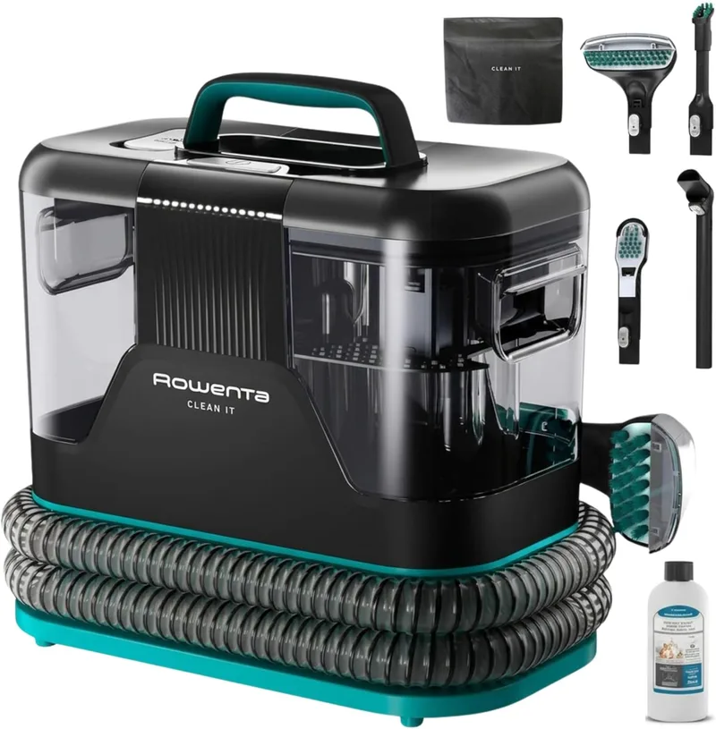 Rowenta ▫️ Clean It, Aspirador para estofos de 750 W, 6 velocidades, até 13,5 kPa
