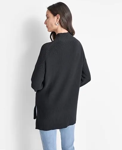 DKNY ▫️ Camisola com logótipo estampado Shaker, preta, tamanho M, para mulher 2