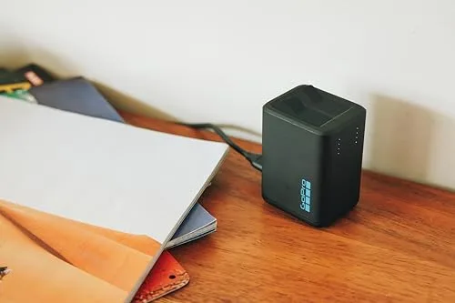 GoPro ▫️ Carregador duplo para baterias + 2 baterias recarregáveis Enduro (HERO13 Black) - Acessório oficial 5