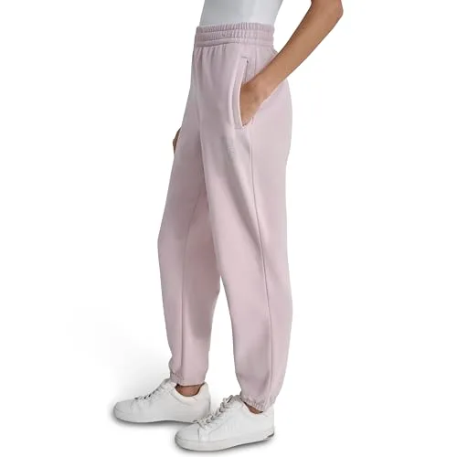 DKNY ▫️ Calças de treino com logótipo em strass e cintura alta para mulher 3
