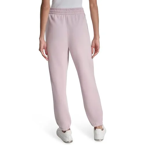 DKNY ▫️ Calças de treino com logótipo em strass e cintura alta para mulher 4