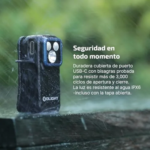 OLIGHT ▫️ Oclip Pro Mini Lanterna com Clipe EDC Recarregável 500 LM 120 m 6