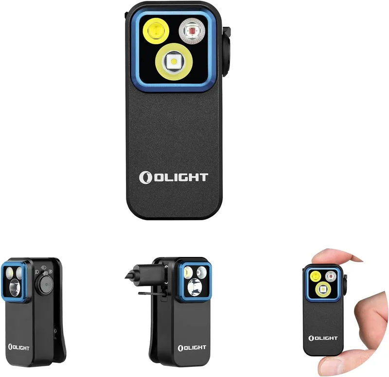 OLIGHT ▫️ Oclip Pro Mini Lanterna com Clipe EDC Recarregável 500 LM 120 m