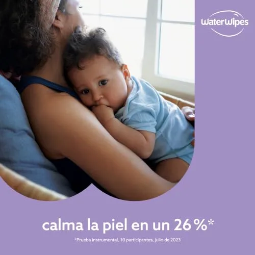 WaterWipes ▫️ Toalhitas de limpeza calmantes Sensitive+, 6 embalagens 4