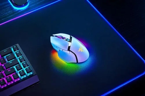 Razer ▫️ Basilisk V3 Pro 35K - Rato ergonómico sem fios, totalmente personalizável para jogos, com RGB cromático - Sensor ótico de 35K (roda configurável, 13 controlos personalizáveis) Branco 3