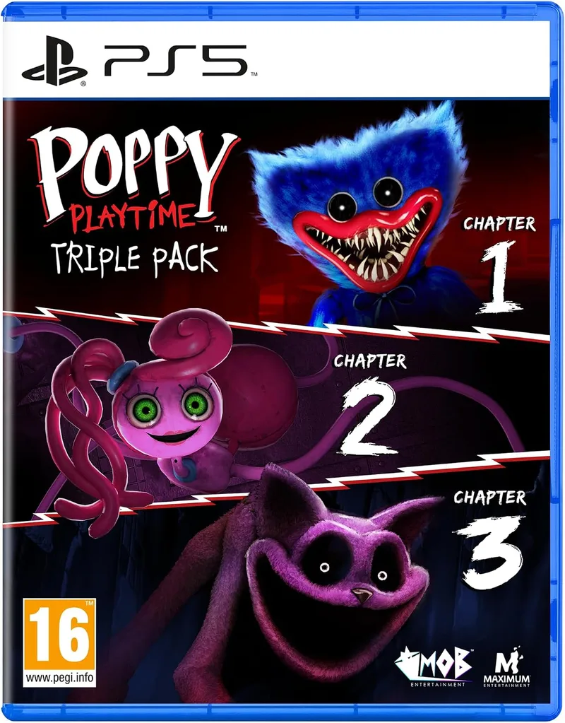 Maximum Entertainment ▫️ Poppy Playtime - Pacote Triplo - PS5