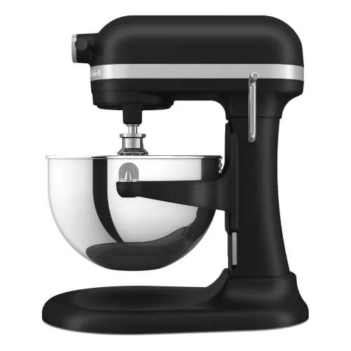 KitchenAid ▫️ Batedeira e amassadeira Bowl-Lift 5,2 L Heavy Duty, corpo e engrenagens metálicas, 11 velocidades, Flex Edge, 67 pontos de contacto, preto mate 6
