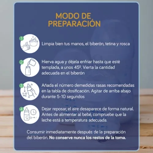 Nutribén ▫️ Continuación Pro Alfa 2 - Leite em pó de transição para bebés - Leite em pó para bebés a partir dos 6 meses - sem óleo de palma - com colher doseadora incluída - com DHA e OLM - 1 embalagem de 1 kg 4