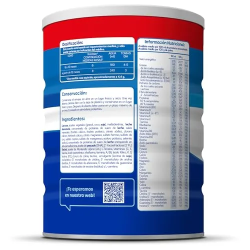 Nutribén ▫️ Continuación Pro Alfa 2 - Leite em pó de transição para bebés - Leite em pó para bebés a partir dos 6 meses - sem óleo de palma - com colher doseadora incluída - com DHA e OLM - 1 embalagem de 1 kg 5