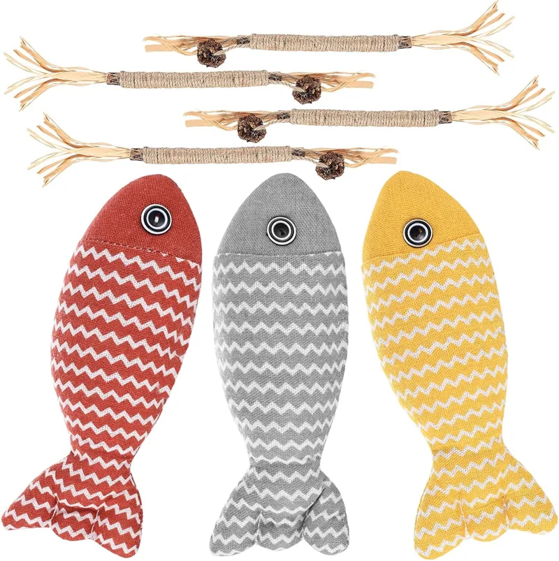 Wukemaoyi ▫️ Brinquedos para gatos, Catnip e Matatabi Sticks, Brinquedo interativo para mastigar, Limpador dentário, Removedor de tártaro, Refrescante do hálito, Alívio do stress para gatinhos e gatos adultos