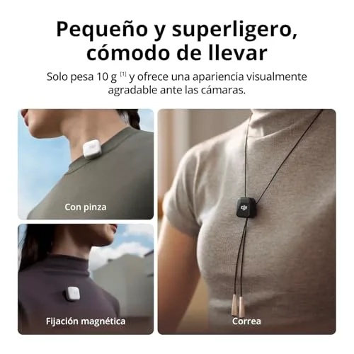 DJI ▫️ Mic Mini (2 transmissores + 1 recetor + estojo de carregamento), superleve, som nítido 2