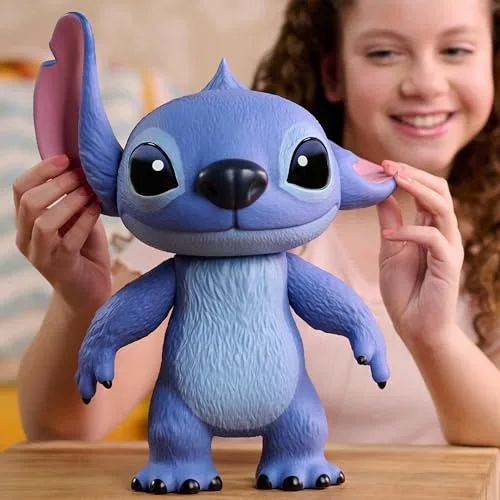 Just Play ▫️ Figura de vinil de 35,6 cm do filme «Stitch» da Disney, 3 pontos de articulação para brincar ou expor, estatueta articulada, brinquedos para crianças a partir dos 3 anos 4