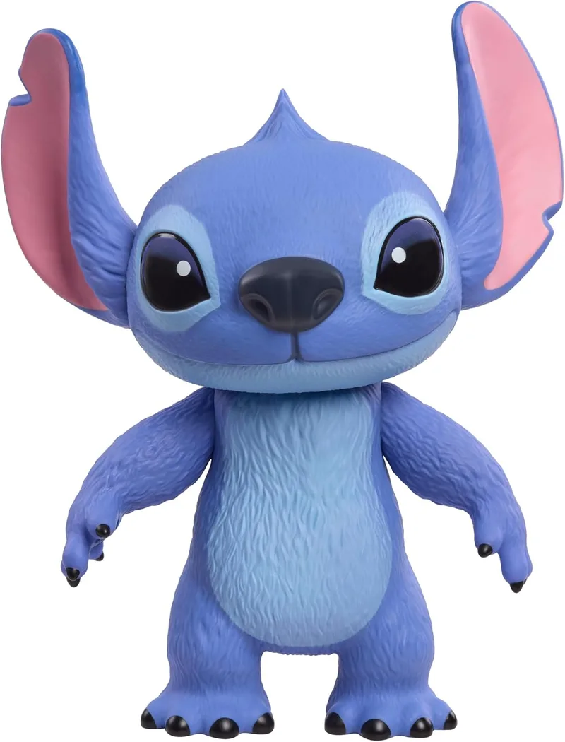 Just Play ▫️ Figura de vinil de 35,6 cm do filme «Stitch» da Disney, 3 pontos de articulação para brincar ou expor, estatueta articulada, brinquedos para crianças a partir dos 3 anos