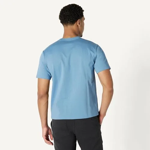 Amazon Essentials ▫️ T-shirt masculina de corte largo em algodão grosso 2