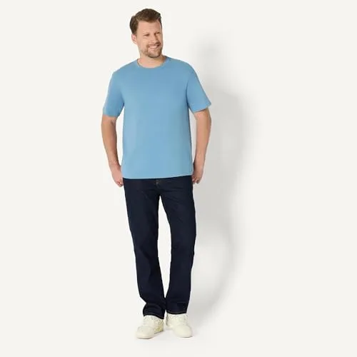 Amazon Essentials ▫️ T-shirt masculina de corte largo em algodão grosso 6
